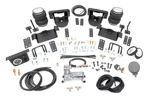 2015-2023 Ford F-150 4WD 0-6" Air Helper Kit w/Compressor - Rough Country 10017C