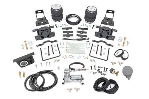 2005-2016 Ford F-250 / F-350 Super Duty 4WD Air Helper Kit w/Compressor - Rough Country 10023C