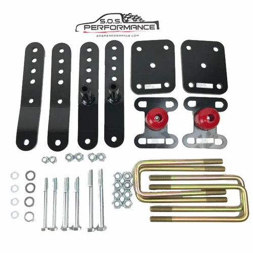 2007-2021 Toyota Tundra 2/4wd 2"F/4-5"R Adjustable Lowering Kit - TR-2051