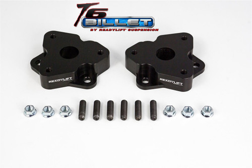 2006-2018 Dodge Ram 1500 4WD 2'' Leveling Kit T6 Billet Black without Shocks - ReadyLift T6-1030-K