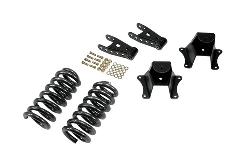 1973-1987 GM C10 Silverado / Sierra 2WD (1" Rotor) 2"/4" Lowering Kit - Belltech 703