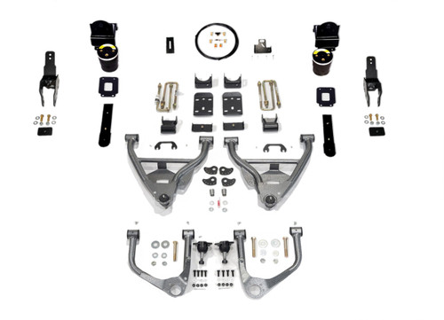 2019-2023 GMC 1500 Denali 3/5" Lowering Kit w/ Helper Bags - IHC-DENALI-GM1922CK-35