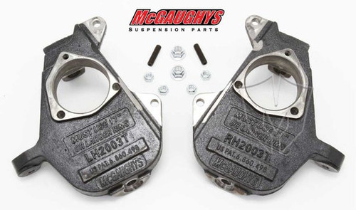 GMC Yukon 17"+ Wheels 2001-2006 Front 2" Drop Spindles - Mcgaughys 33004