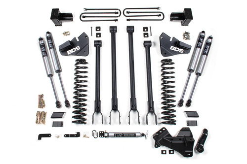 2020-2022 Super Duty 4in. 4 Link Suspension Lift - Diesel engine - FOX - BDS1567FS