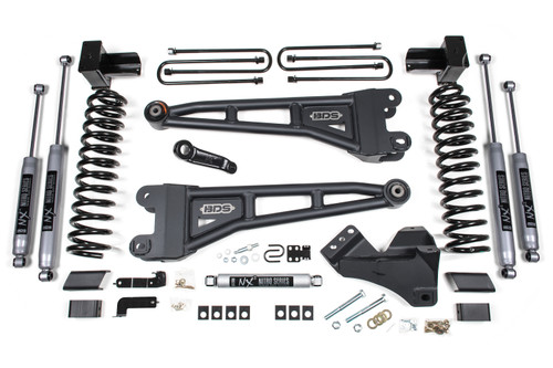 17-19 F250 4in Radius arm Lift System-Gas - BDS1525H