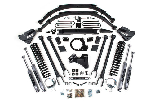 2020-2022 Ford Superduty 8in. 4-Link Suspension System - Gas - NX2 Shocks - BDS1960H