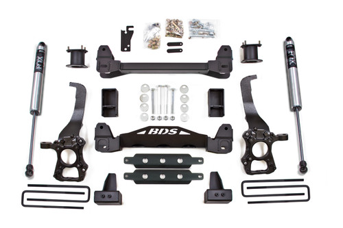 2015-2020 Ford F150 2wd 4/3 Suspension System - Fox 2.0 Adventure Series shocks - BDS1909FS