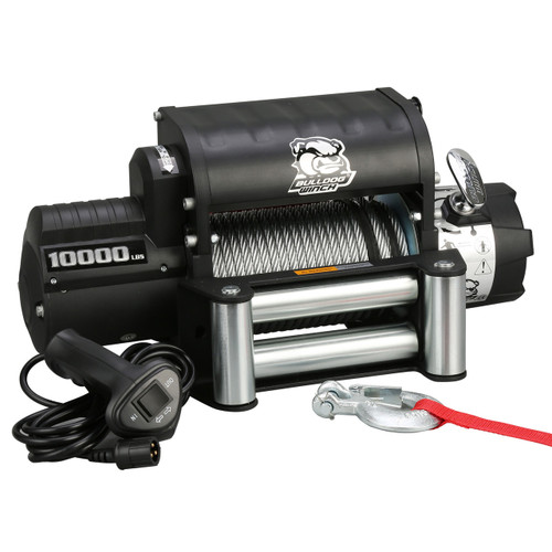 10000lb Winch with 5.8hp W/ Roller Fairlead Bulldog Winch - 10005