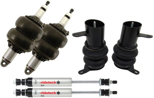 1961-1964 Cadillac Front and Rear Air Suspension Shock Kit - Ridetech 11100298
