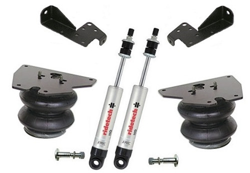1973-1987 C10 CoolRide Front Air Springs & Shocks Kit (For Ridetech Arms) - Ridetech 11360910