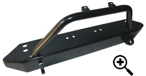 TJ Front Bumper, Stubby w/light bar and shackle mounts  Bulldog Winch - 21000