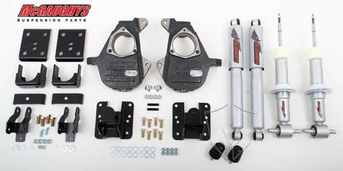 2007-2013 GMC Sierra 1500 Quad Cab 3/5,4/6 & 4/7 Adjustable Drop Kit - McGaughys 34070