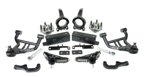 1979-1993 Ford Mustang Front SLA Suspension System W/ Aftermarket K-Member – Ridetech 12122650