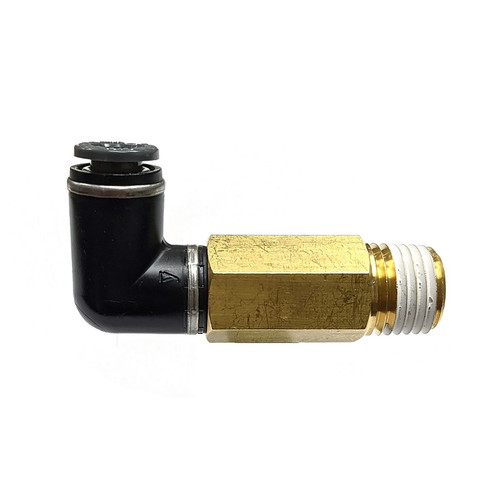 Extended Fitting 1/4" NPT to 1/4" Swivel Elbow Quick-Connect (FIT4800) - Ridetech 31954800