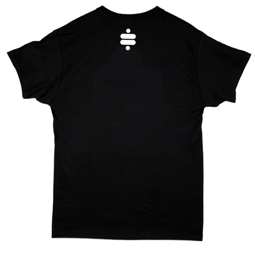 (2X) T-shirt - Black with White Ridetech Icon, 2XL. - Ridetech 88085004