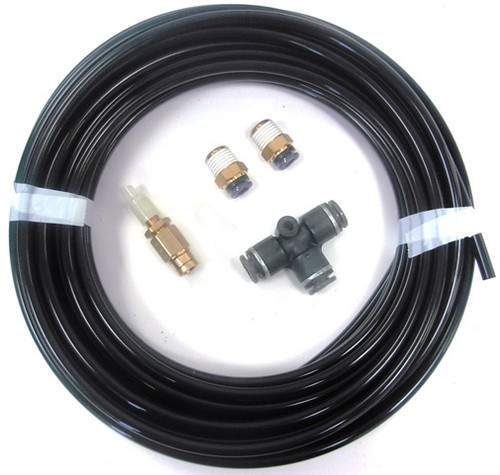 Inflation Kit With 30ft 1/4" Airline W/ 2-1/4" Npt Straights, 1 T And 1 Schrader. - Ridetech 32000004