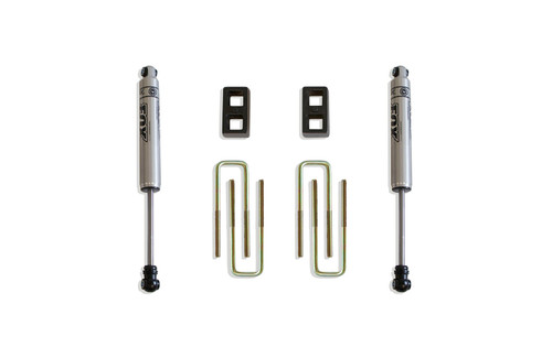 2" Blocks And U-Bolts W/ FOX Shocks - MaxTrac 900420F