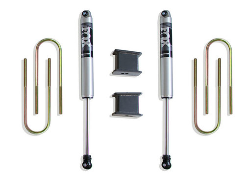 4" Lift Blocks And U-Bolts W/ FOX Shocks - MaxTrac 902140F