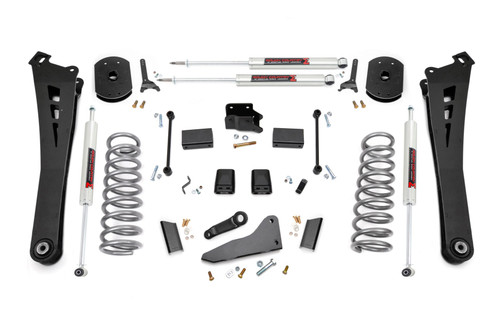 5 Inch Lift Kit FR Gas Coil Radius Arms M1 - Rough Country 37340