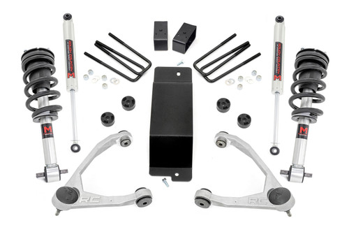 3.5 Inch Lift Kit UCA M1 Struts - Rough Country 27740