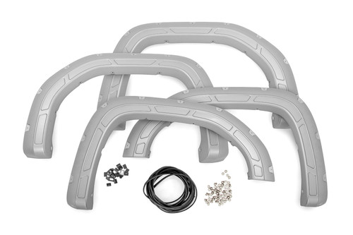 Defender Pocket Fender Flares GAN Silver Ice Metallic - Rough Country A-G11950-GAN