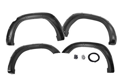 Defender Pocket Fender Flares DX8 Black - Rough Country A-D10914-DX8