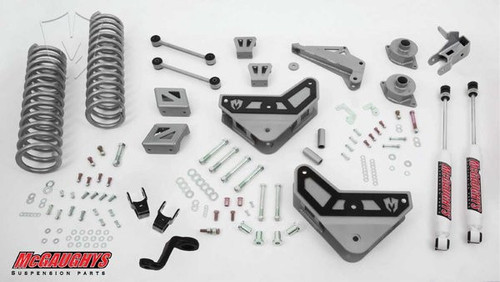 2014-2016 Dodge Ram 2500 4wd Coil Rear 4" Basic Lift Kit W/Shocks Gas Motor - McGaughys 54341