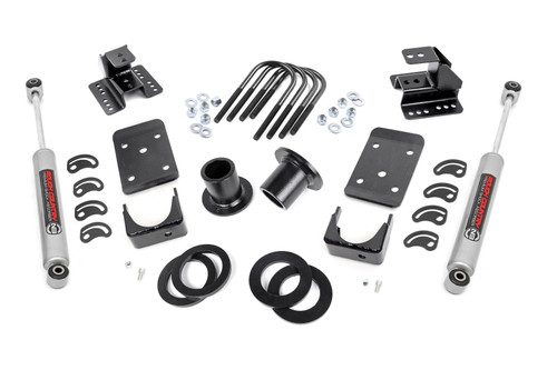 Lowering Kit Spr Drop 1-2"FR 4"RR - Rough Country 728.2