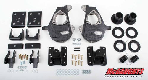 McGaughys 34160  2014-2015 Chevy Silverado 1500 Standard Cab 3/5,4/6 & 4/7 Adjustable Drop Kit -