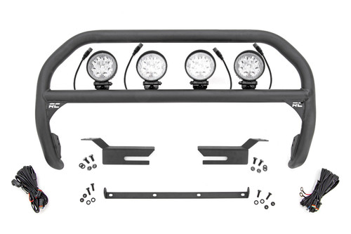 Nudge Bar 4 Inch Round Led (x4) - Rough Country 51049