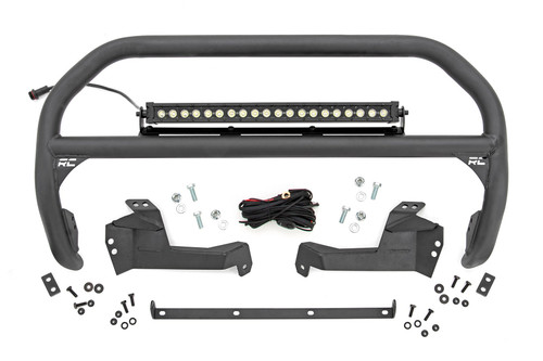 Nudge Bar 20 Inch BLK DRL Single Row LED - Rough Country 51042