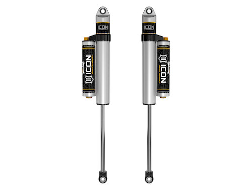 2001-Up GM 2500/3500 HD 6-8” Lift Rear 2.5 VS Piggyback/CDCV Shocks Pair - ICON 77727CP