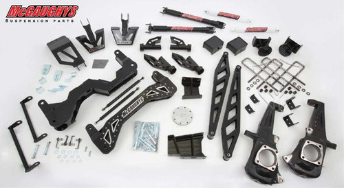 2011-2013 GMC Sierra 3500HD 4wd Diesel 7" Black SS Lift Kit - McGaughys 52359