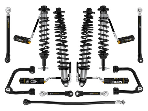 3-4" Lift Stage 7 Suspension System Tubular UCA Heavy Rate Rear Spring - ICON K40007TX