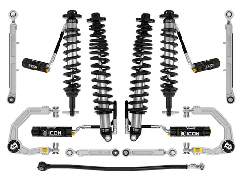 3-4" Lift Stage 7 Suspension System Billet UCA Heavy Rate Rear Spring - ICON K40007X