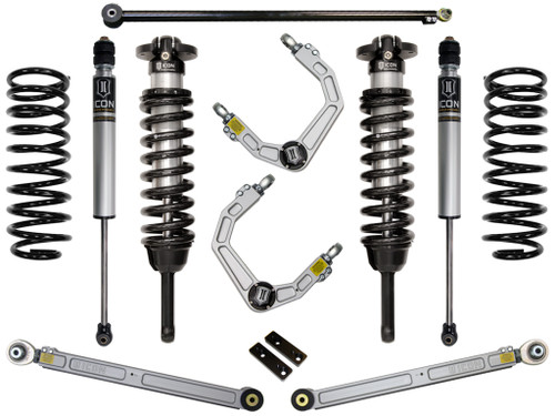 2010-Up Lexus GX460 0-3.5" Lift Stage 3 Suspension System Billet UCA - ICON K53183