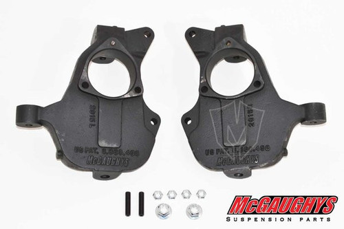 2016.5-2018 GMC Sierra 1500 2wd W/ AVV Stamped Steel Lower Control Arms 2" Drop Spindles - McGaughys 34200