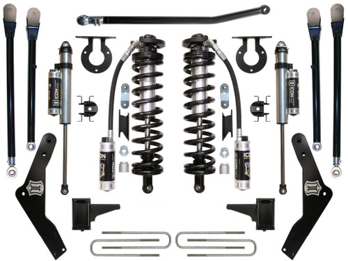 2011-2016 Ford F250/F350 4-5.5" Lift Stage 4 Coilover Conversion System - ICON K63134