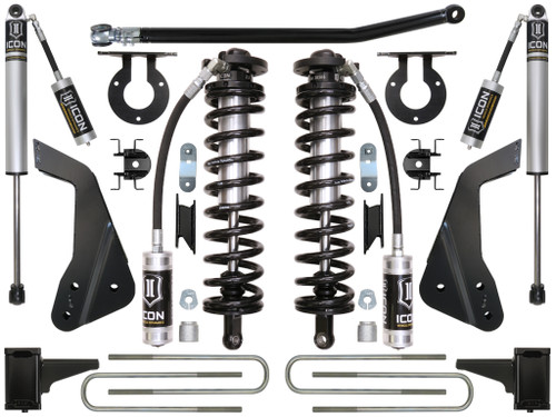 2008-2010 Ford F250/F350 4-5.5" Lift Stage 1 Coilover Conversion System - ICON K63121