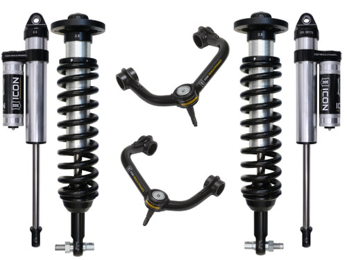 2015-20 Ford F150 4WD 0-2.63" Lift Stage 3 Suspension System Tubular UCA - ICON K93083T