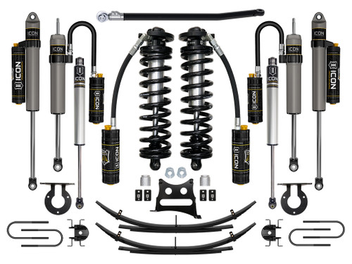 08-10 Ford F250/F350 2.5-3" Lift Stage 5 Coilover System w/ Leaf Springs - ICON K63185