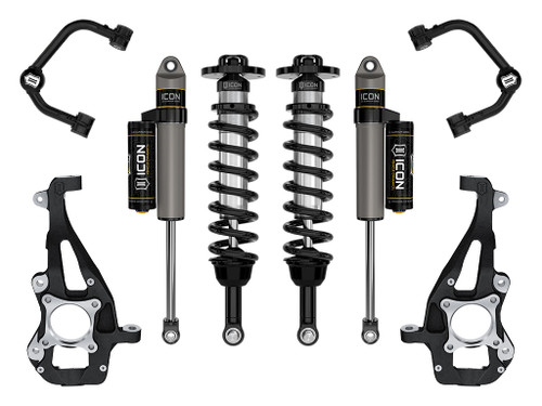 2021-2023 Ford F-150 4WD 3.5-4.5" Lift Stage 2 Suspension System Tubular UCA - ICON K93142T