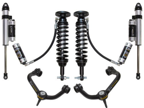 2015-20 Ford F150 4WD 2-2.63" Lift Stage 5 Suspension System Tubular UCA - ICON K93085T