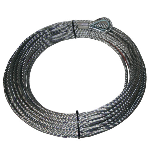 Wire Rope, 10027 3/8" x 85' (9.5mm x 26m) Bulldog Winch - 20202
