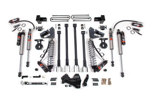 4" Lift Kit W/ 4-link and FOX 2.5 Perf. Elite Coil-Overs - BDS1964FPE