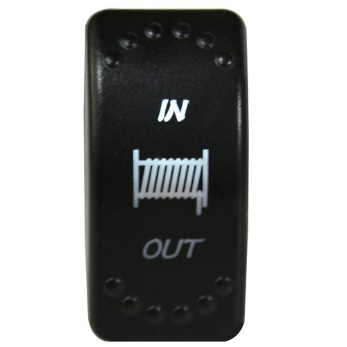 Winch IN-OUT Switch 4pin -White Momentary(IN)-Center OFF-Momentary(OUT) Bulldog Winch - 20261