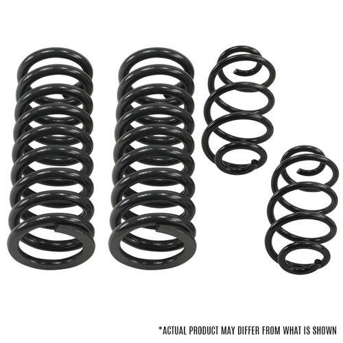 Front And Rear Lowered Ride Height Coil Springs - Belltech 5843