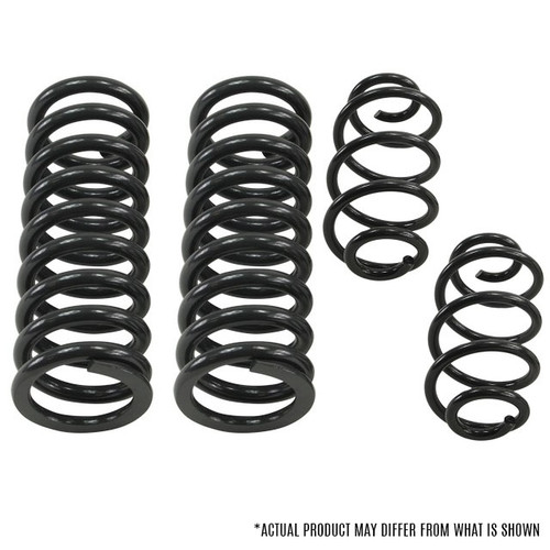 Front And Rear Lowered Ride Height Coil Springs - Belltech 5829
