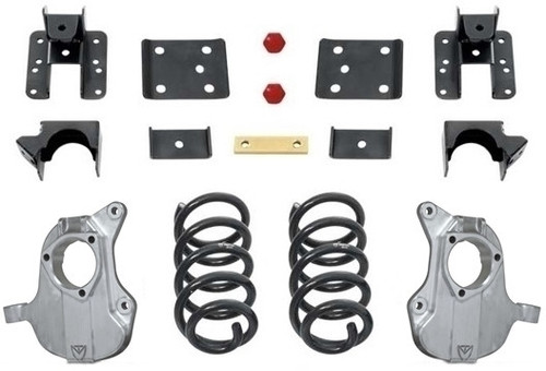 2016.5-2018 Chevy & GMC 1500 2wd W/ AVV Stamped Steel Control Arms 4/6" MaxTrac Drop Kit - KA331546-NS