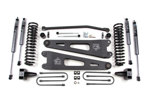4 Inch Radius Arm Lift Kit W/  FOX Adventure Shocks - Zone Offroad ZONF21F